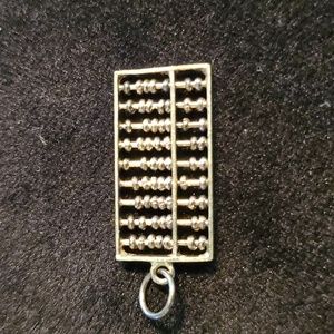 Miniature Sterling Abacus Charm